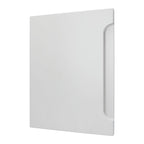 Grip front with a milled handle for IKEA METOD in a light kitchen