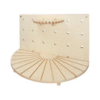 Pegboard Ogony zestaw Music, tablica z uchwytami na winyle i sluchawki